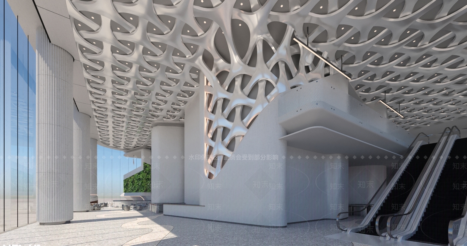 现代公司大堂3D模型下载【ID:1152509224】