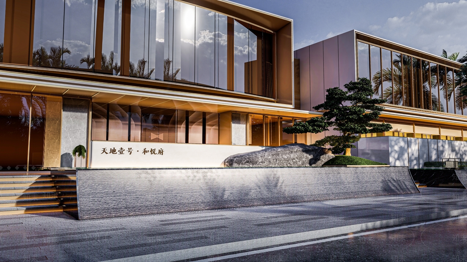 现代假山水景3D模型下载【ID:1152518937】