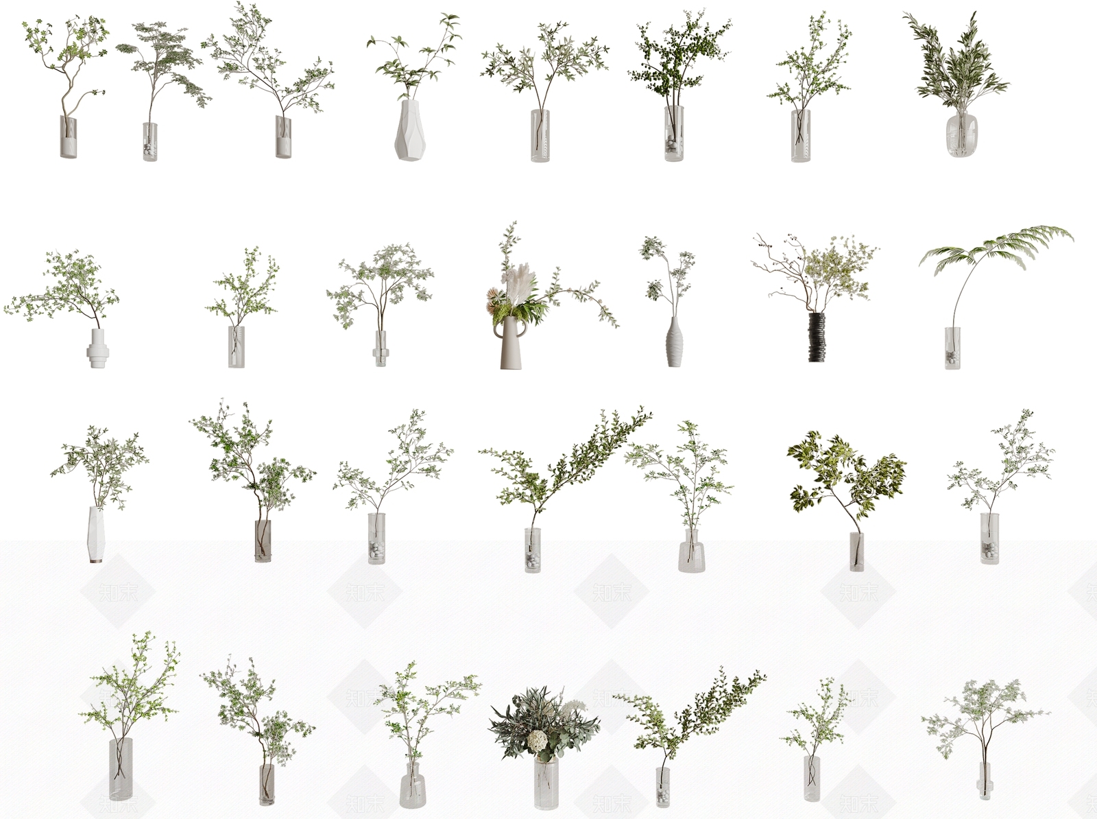 水生植物3D模型下载【ID:1152518940】