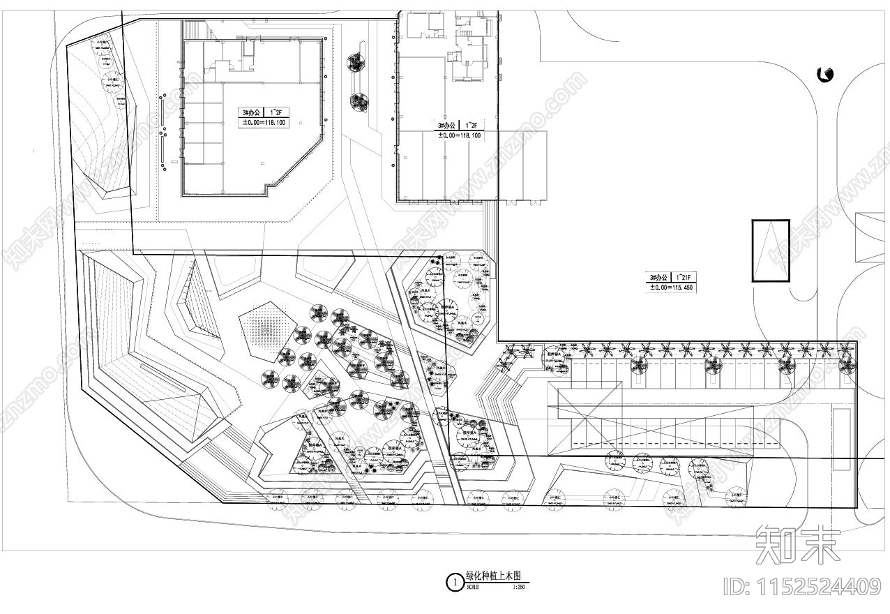 住宅示范区全cad施工图下载【ID:1152524409】