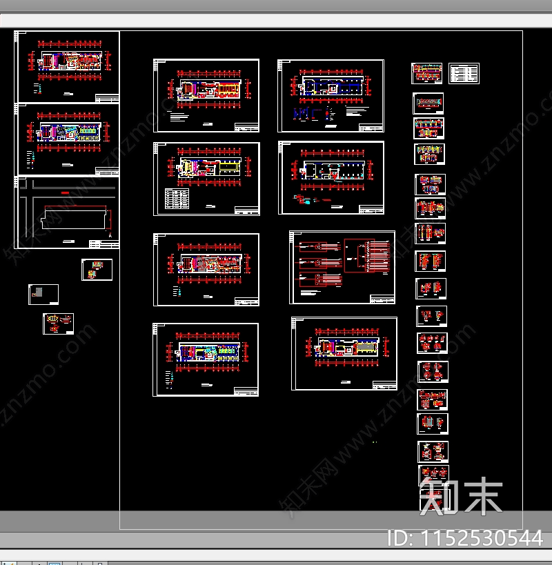 现代酒吧设计cad施工图下载【ID:1152530544】