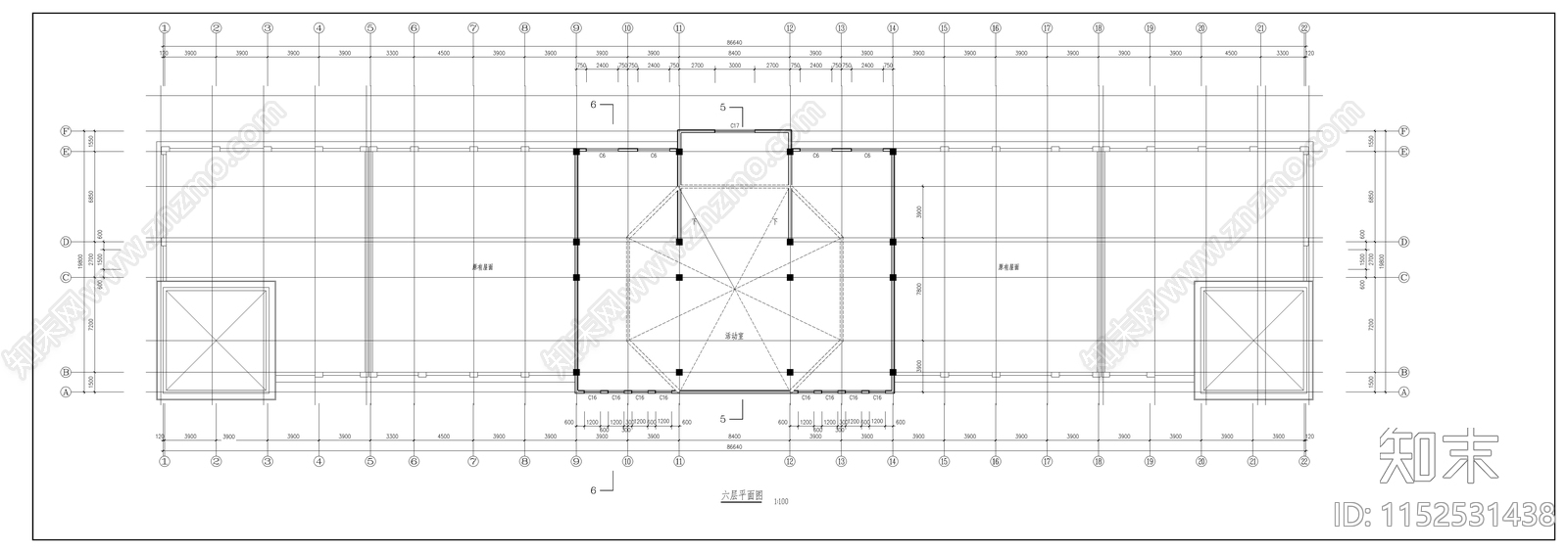 欧式简约宾馆旧改建筑图cad施工图下载【ID:1152531438】