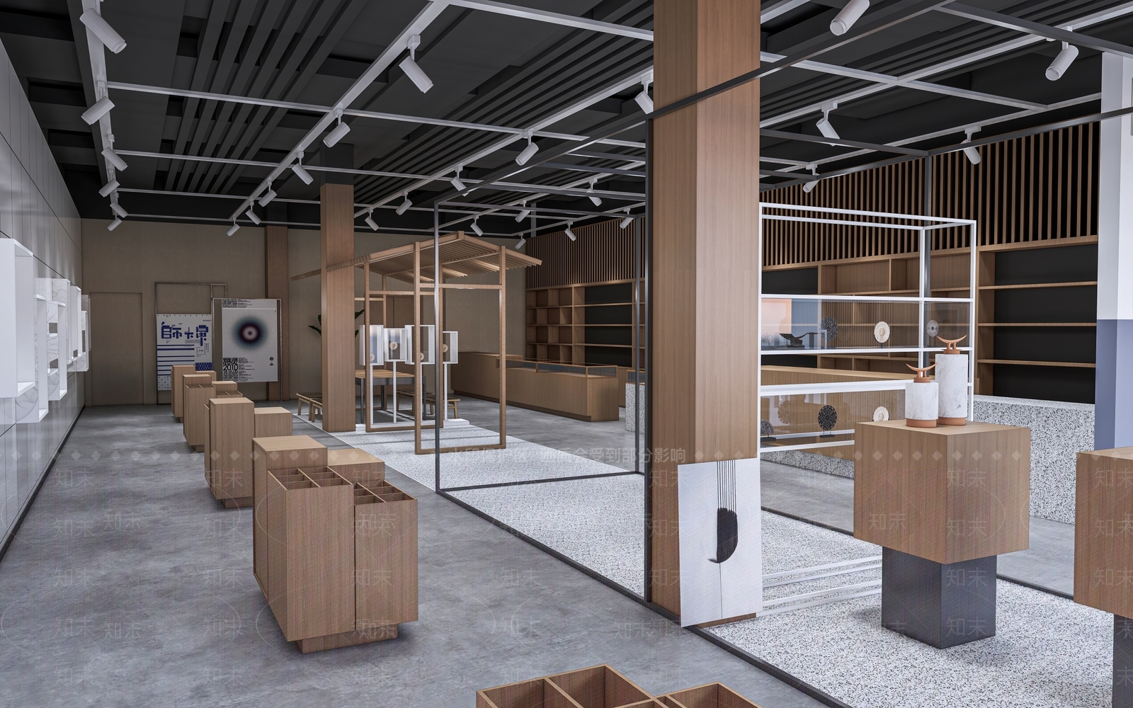 新中式文创商店3D模型下载【ID:1152532016】