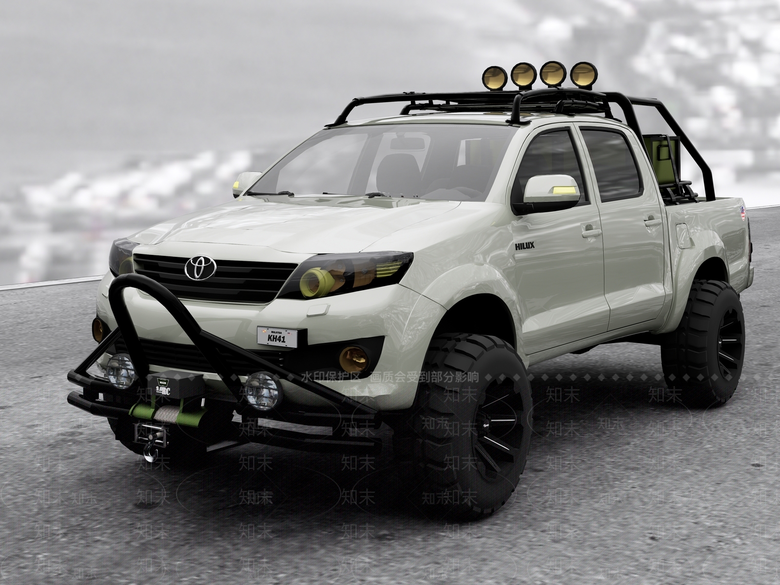 丰田皮卡车SU模型下载【ID:1152533439】