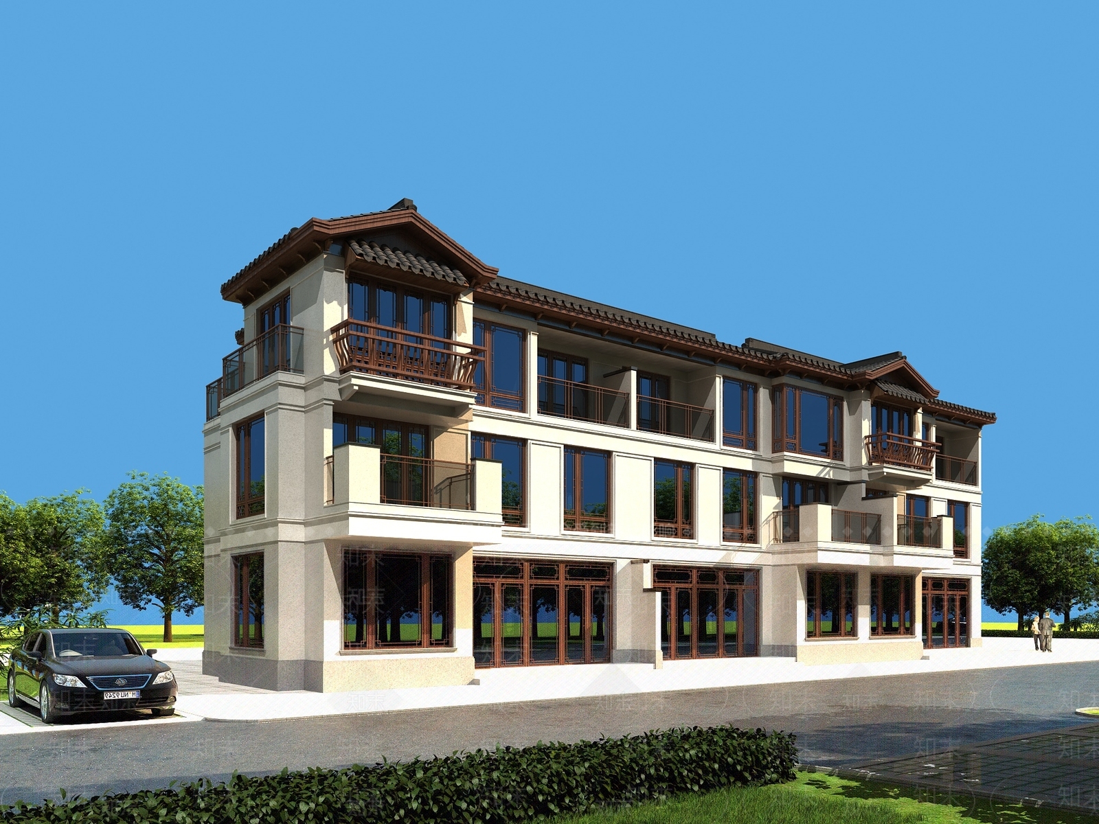 中式古建3D模型下载【ID:1152538059】