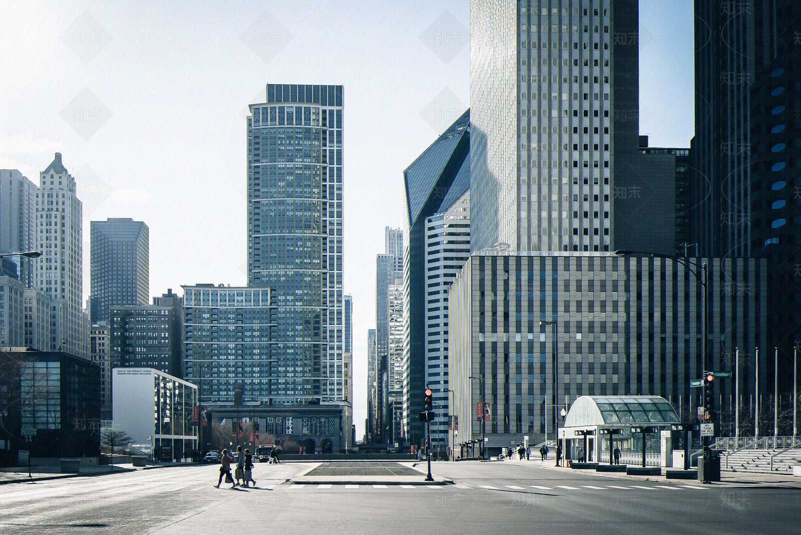城市背景高清贴图材质