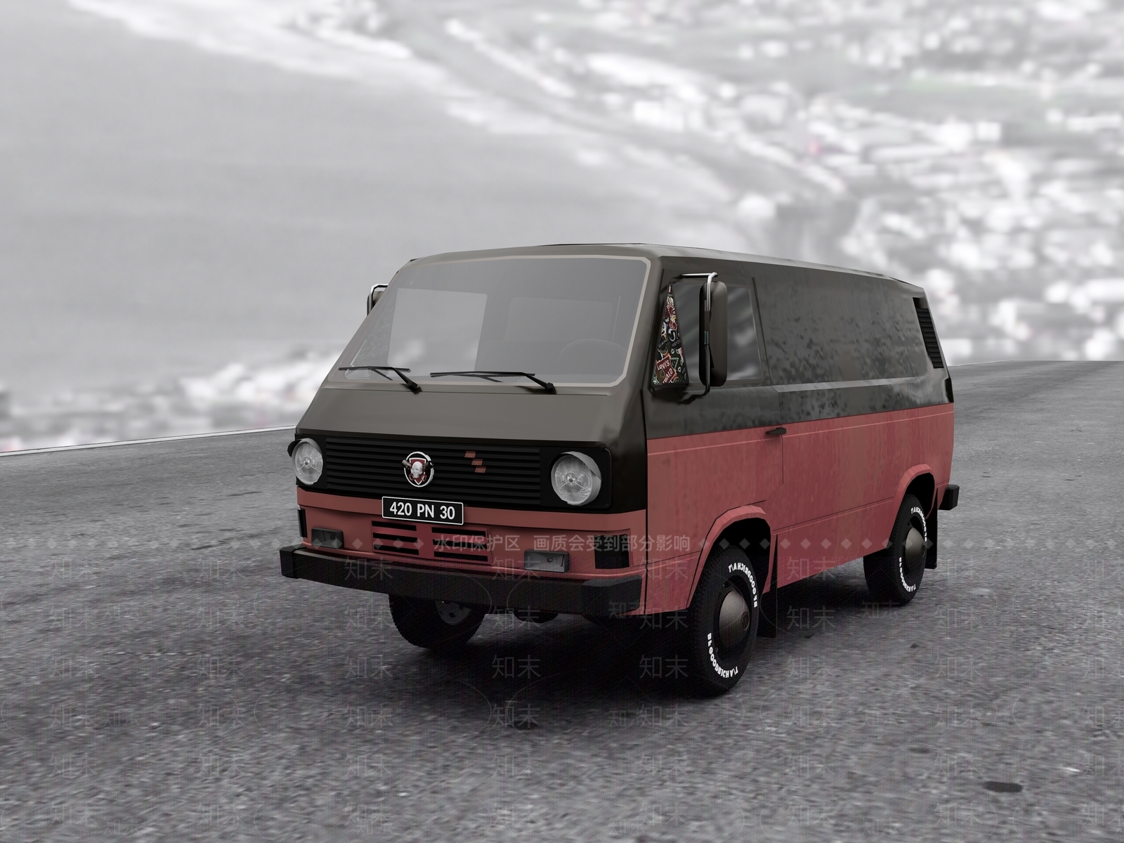 个性面包车t3lorenzoSU模型下载【ID:1152544062】