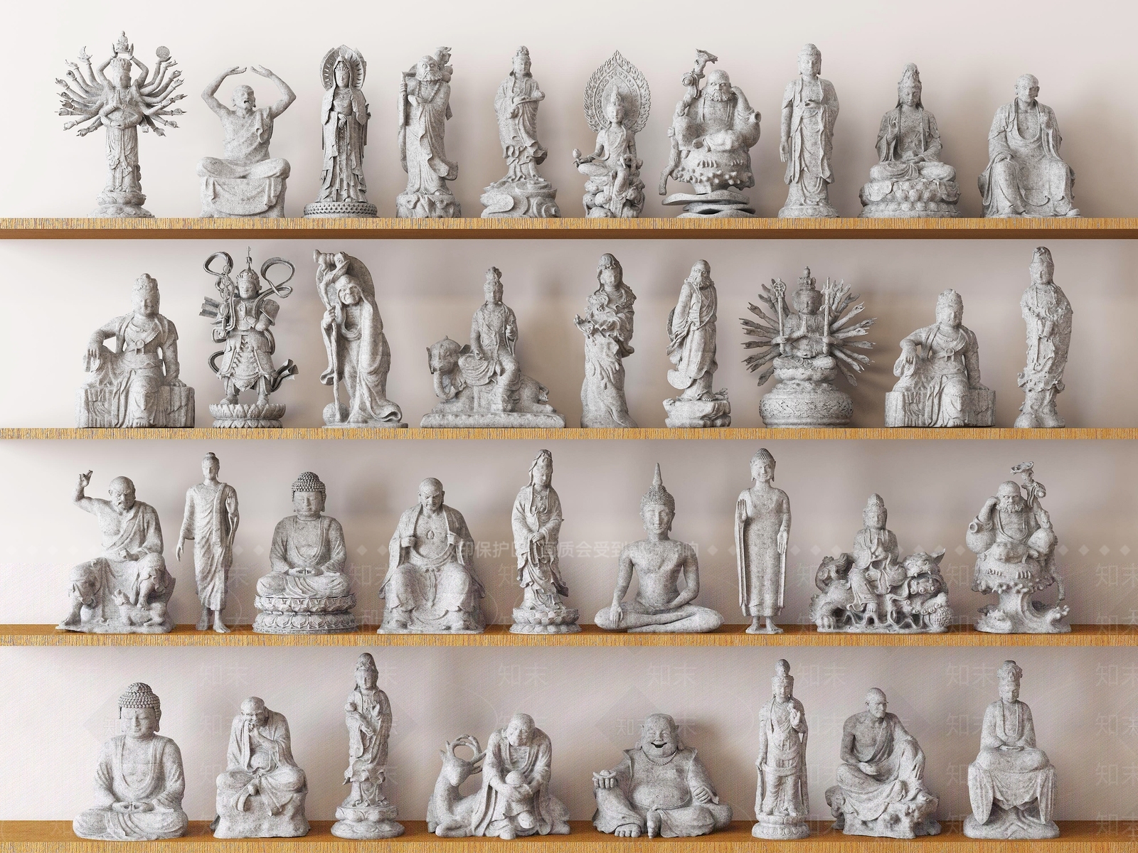 佛像3D模型下载【ID:1152552929】