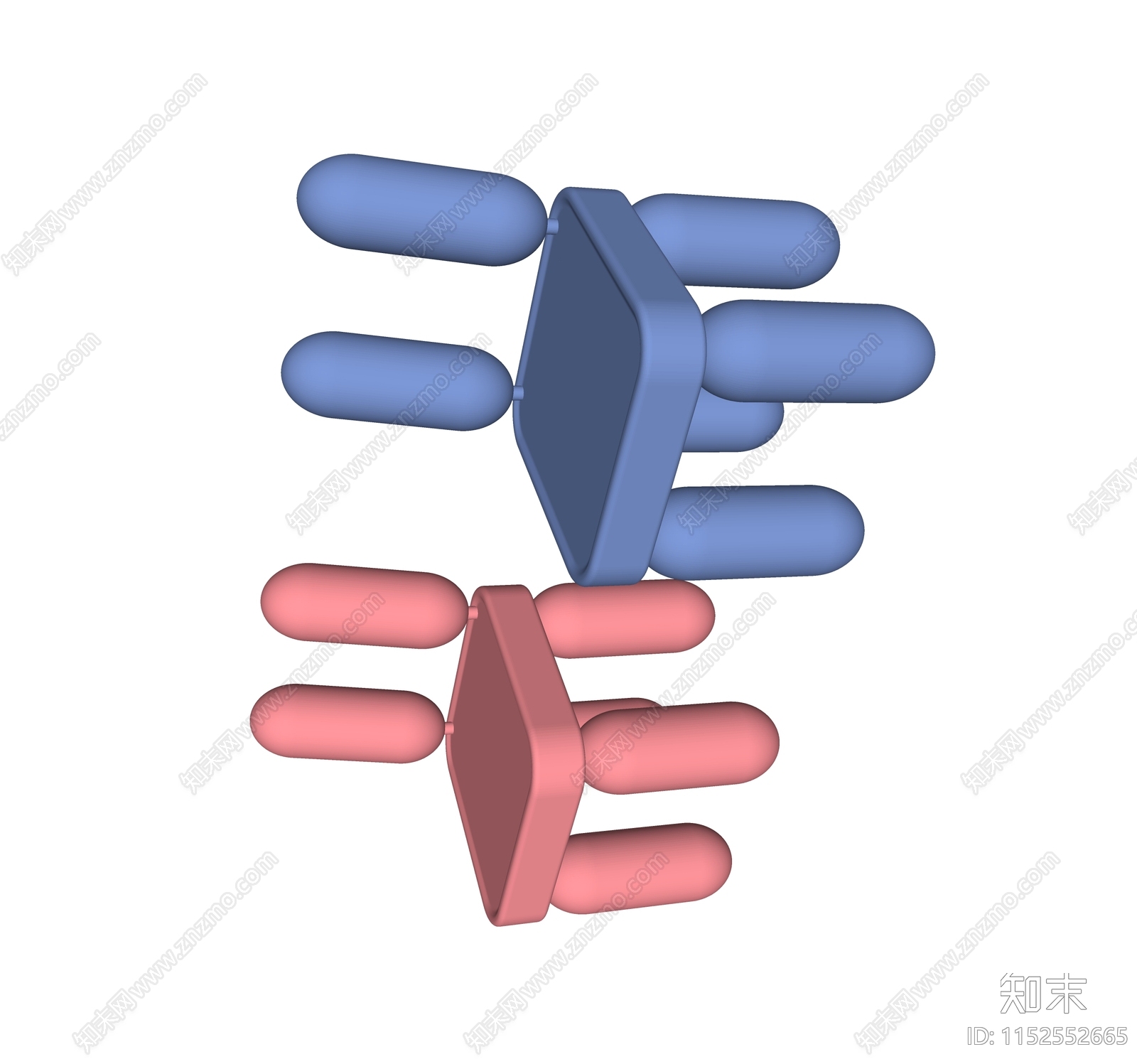 现代儿童椅SU模型下载【ID:1152552665】