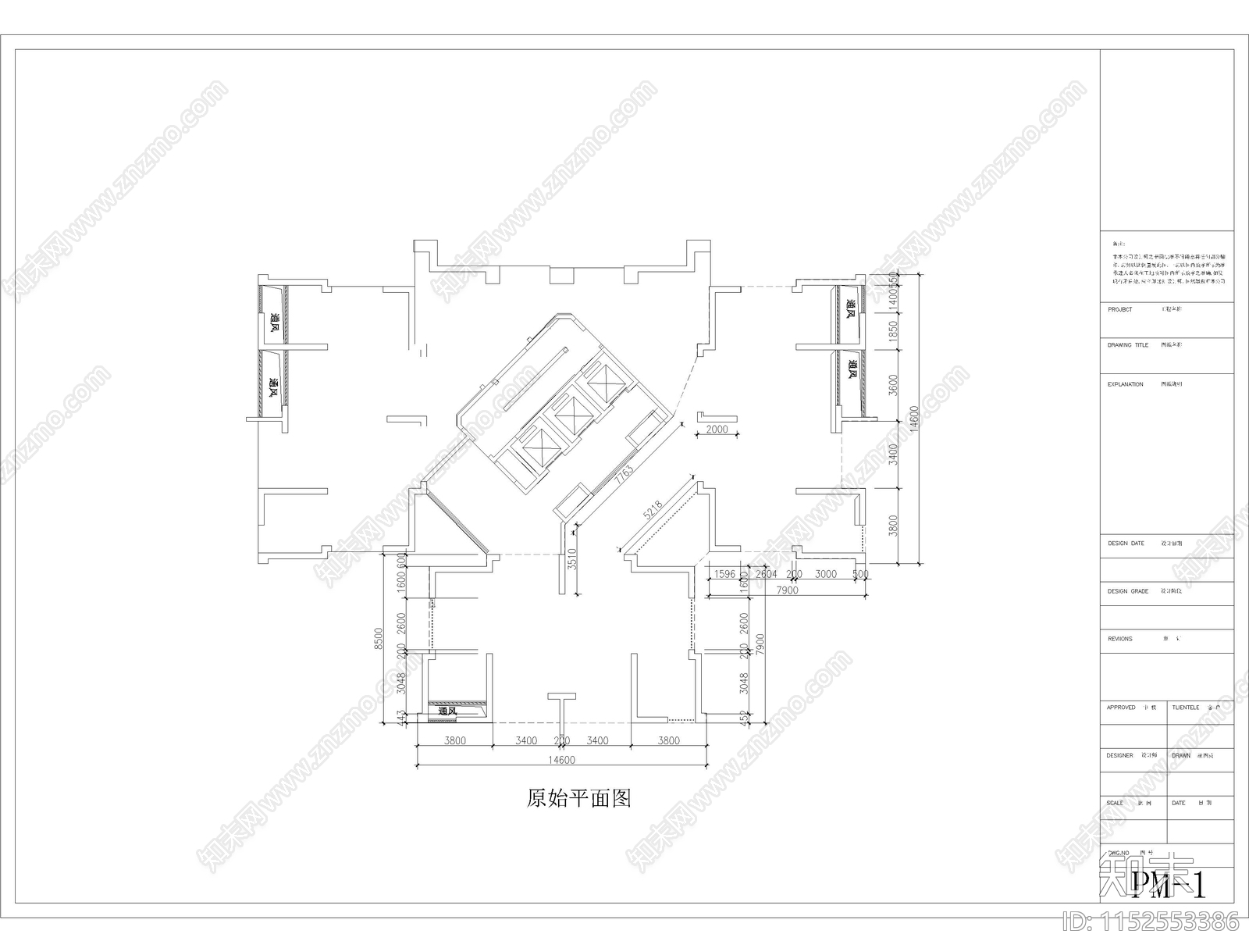 社区展馆公共空间cad施工图下载【ID:1152553386】