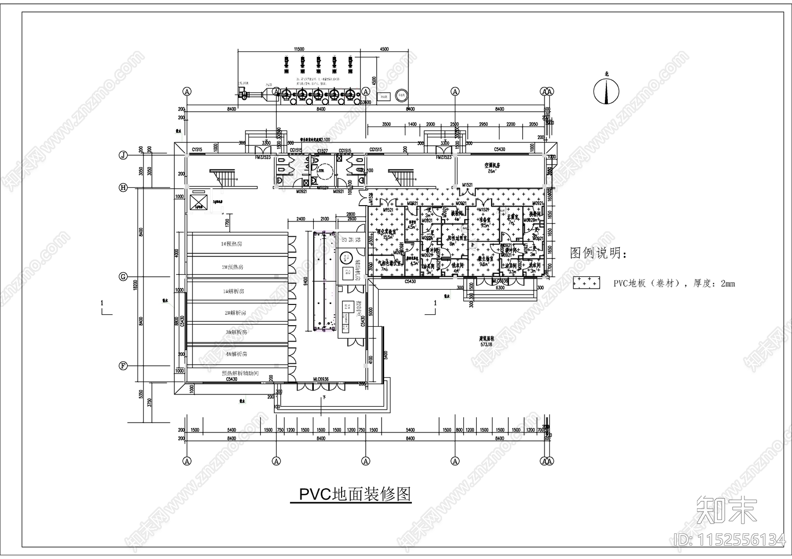 洁净厂房实验室装饰水电暖空调大样图cad施工图下载【ID:1152556134】