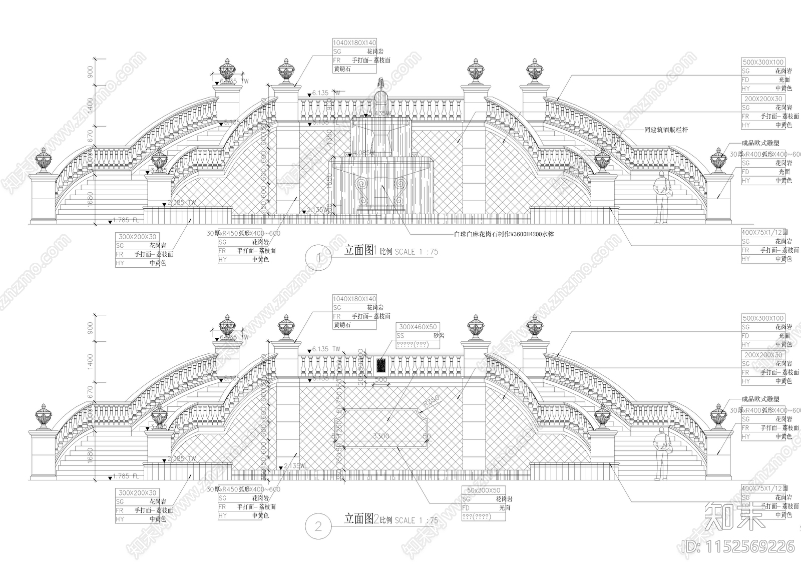 园林户外泳池施工图下载【ID:1152569226】