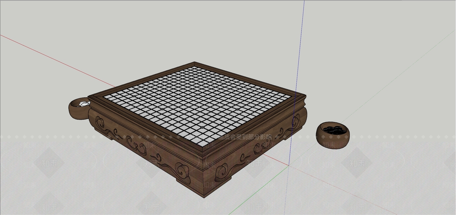 棋牌桌SU模型下载【ID:1152572234】