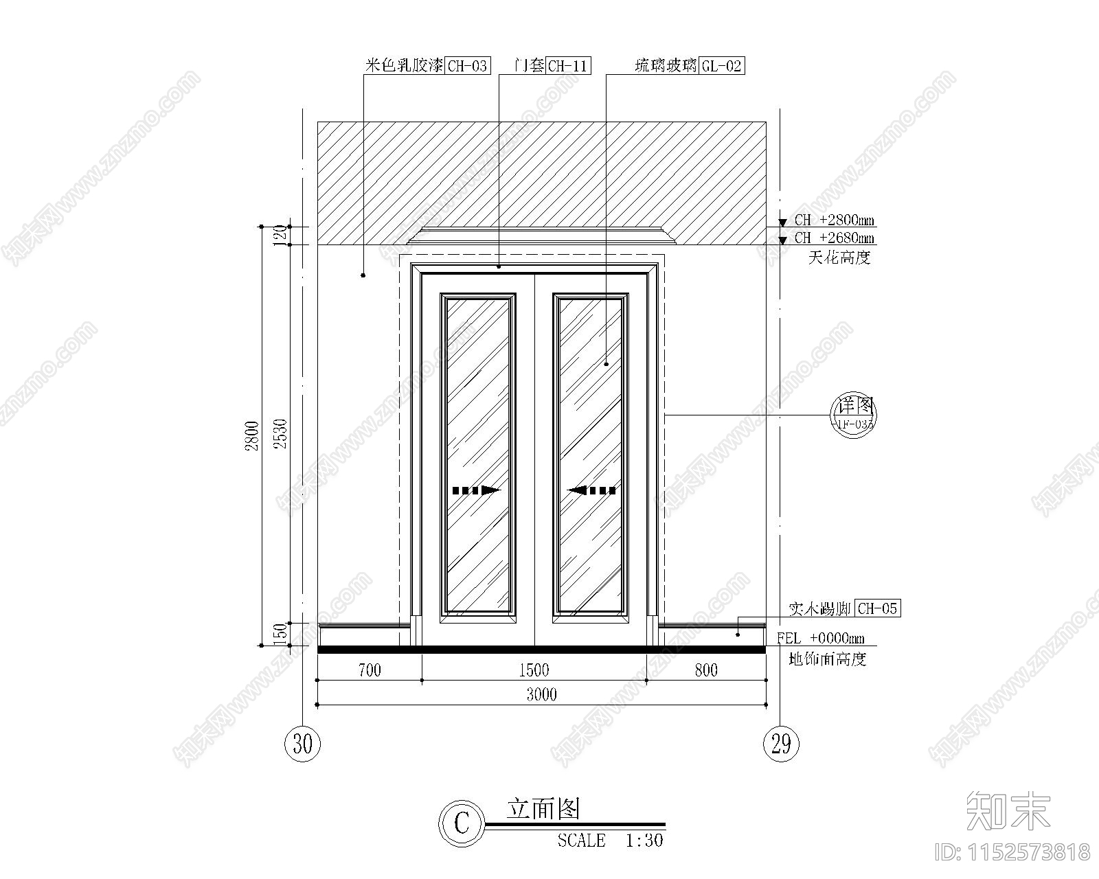 品酒室详图cad施工图下载【ID:1152573818】