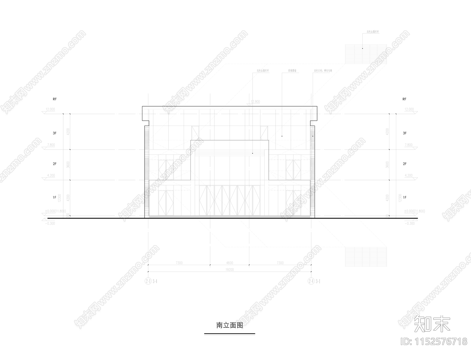 3套现代独栋联排别墅室内施工图下载【ID:1152576718】