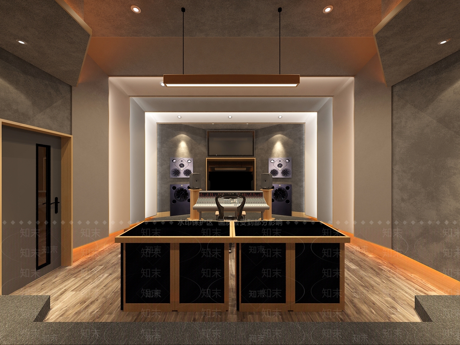 现代录音棚3D模型下载【ID:1152578915】