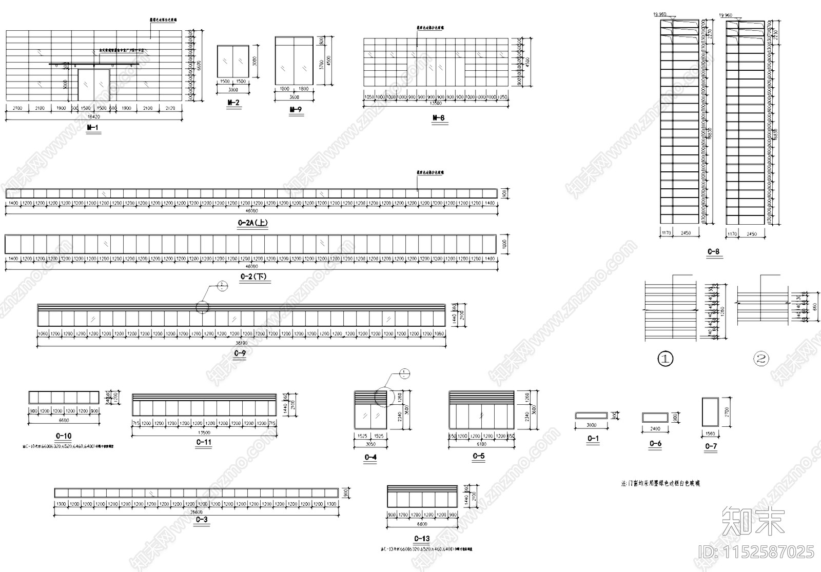 排架结构车间厂房办公楼工业建筑cad施工图下载【ID:1152587025】