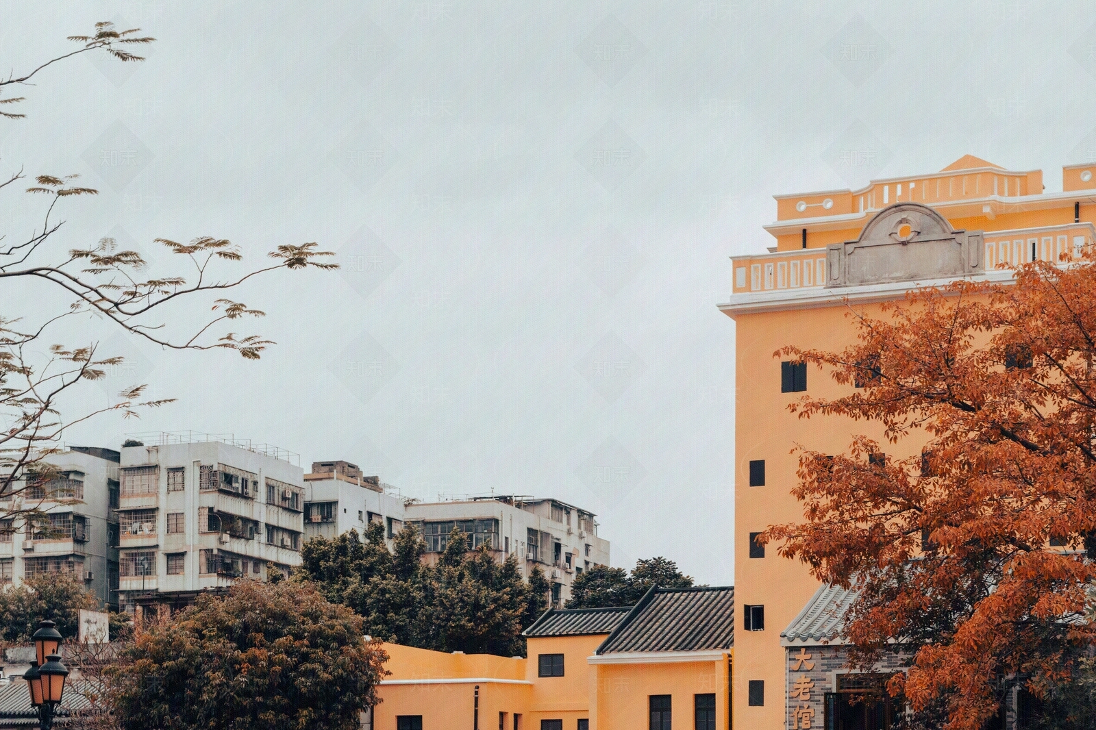 小区建筑窗景贴图下载【ID:1152590114】