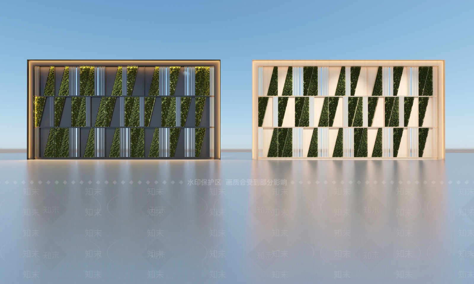 现代景墙3D模型下载【ID:1152608530】
