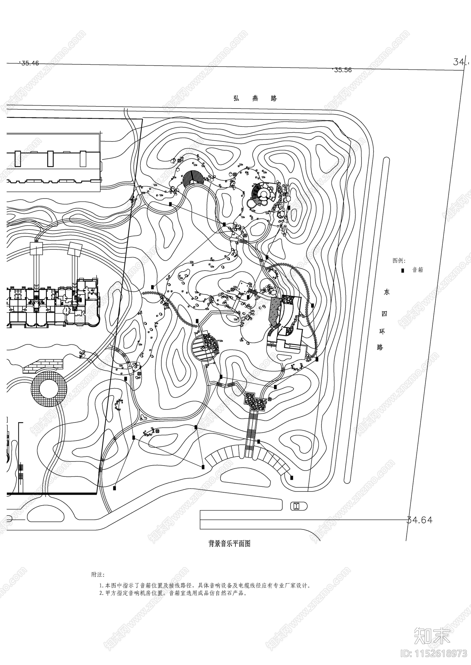 现代简约公园电气配电系统水泵照明图施工图下载【ID:1152618973】