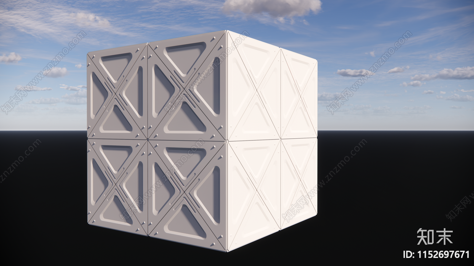 太空元素工业箱SU模型下载【ID:1152697671】