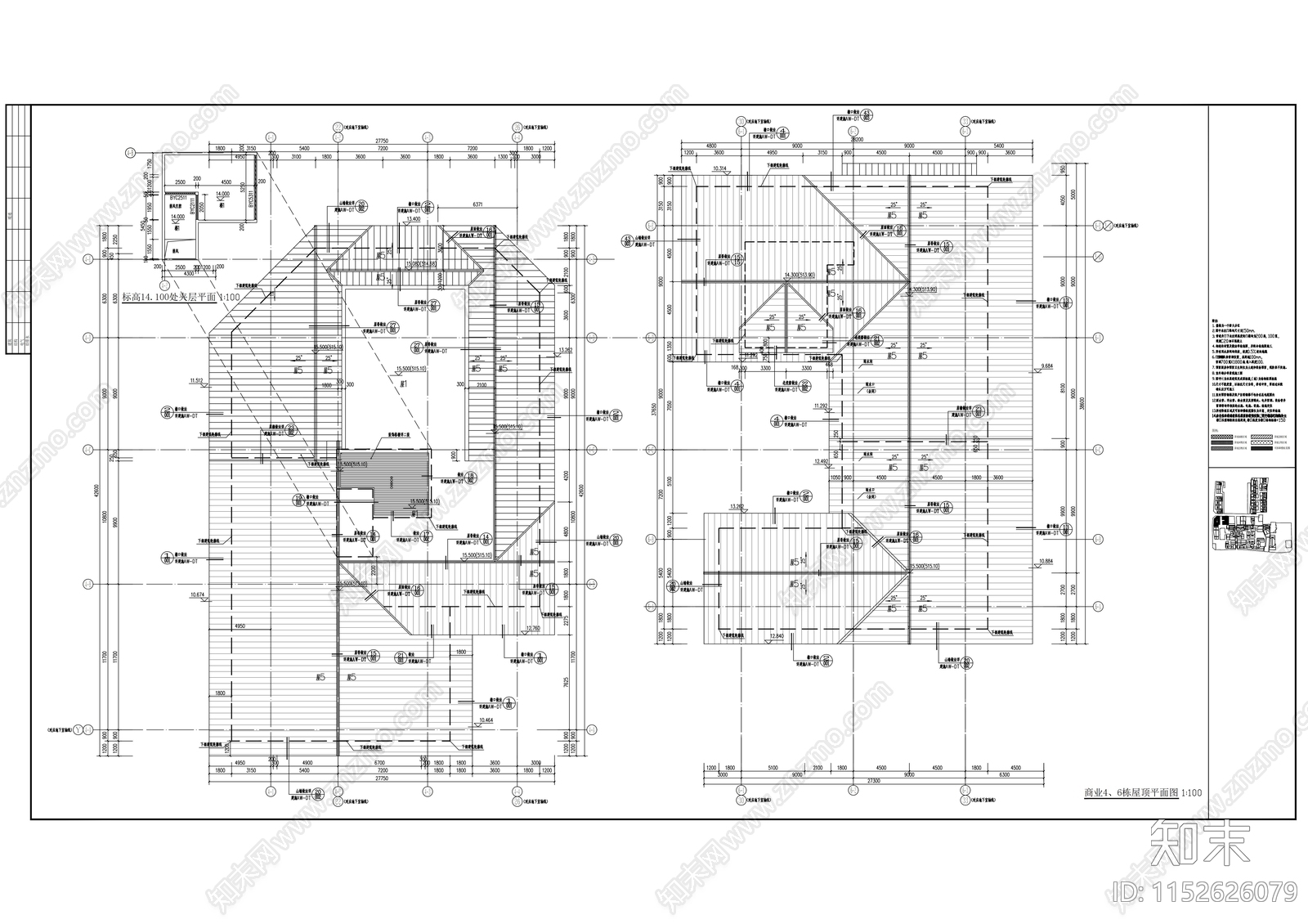 现代成都知名仿古商业街cad施工图下载【ID:1152626079】