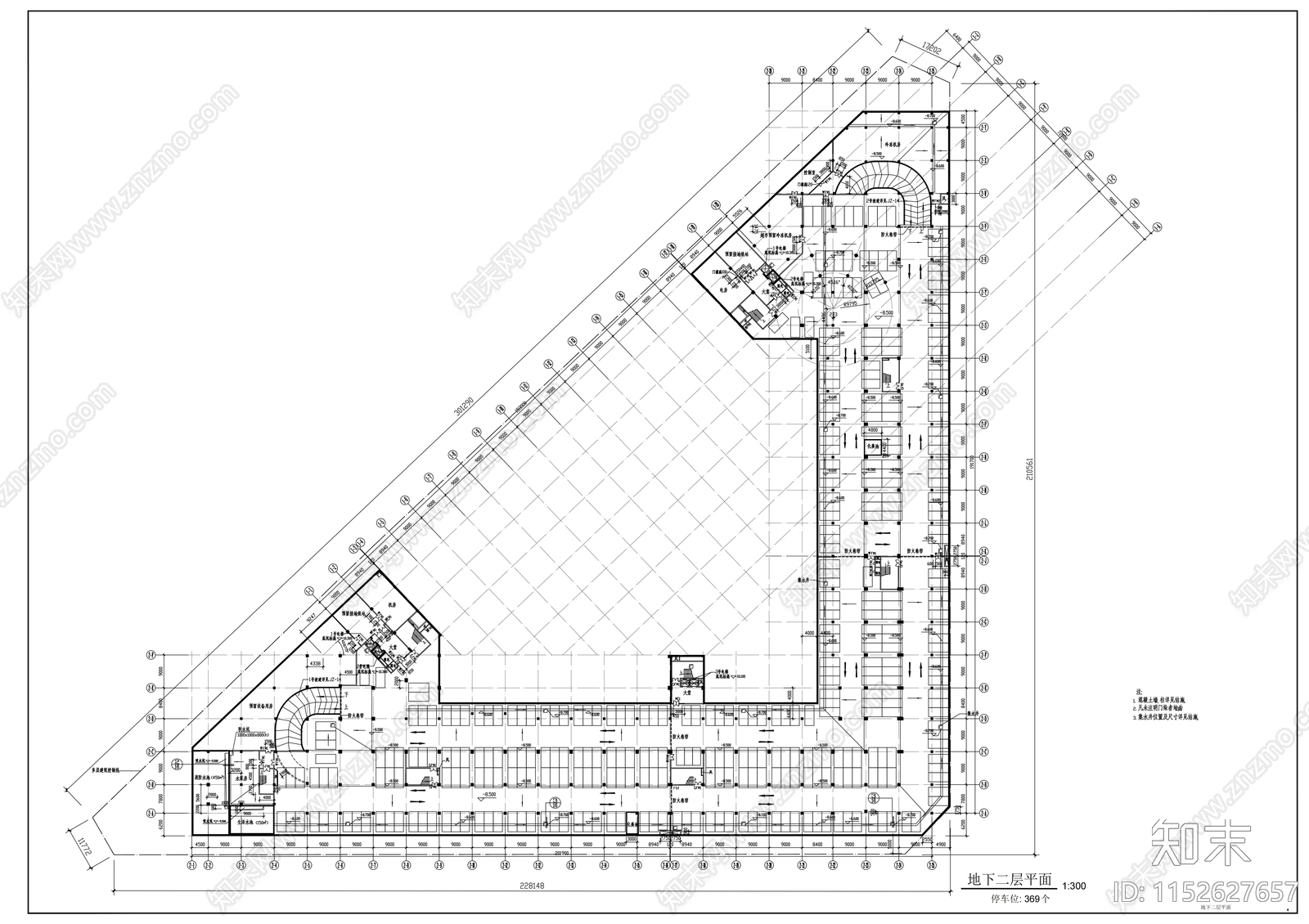 嘉洲广场建筑cad施工图下载【ID:1152627657】