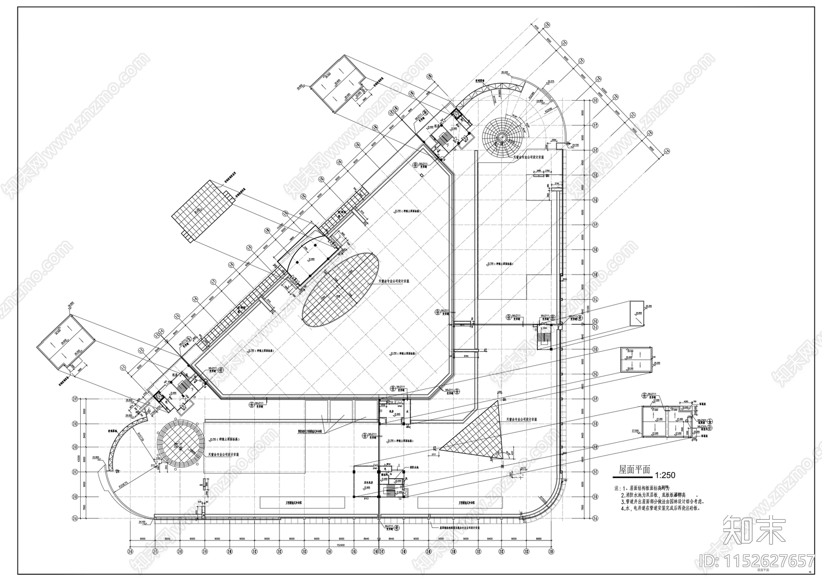 嘉洲广场建筑cad施工图下载【ID:1152627657】