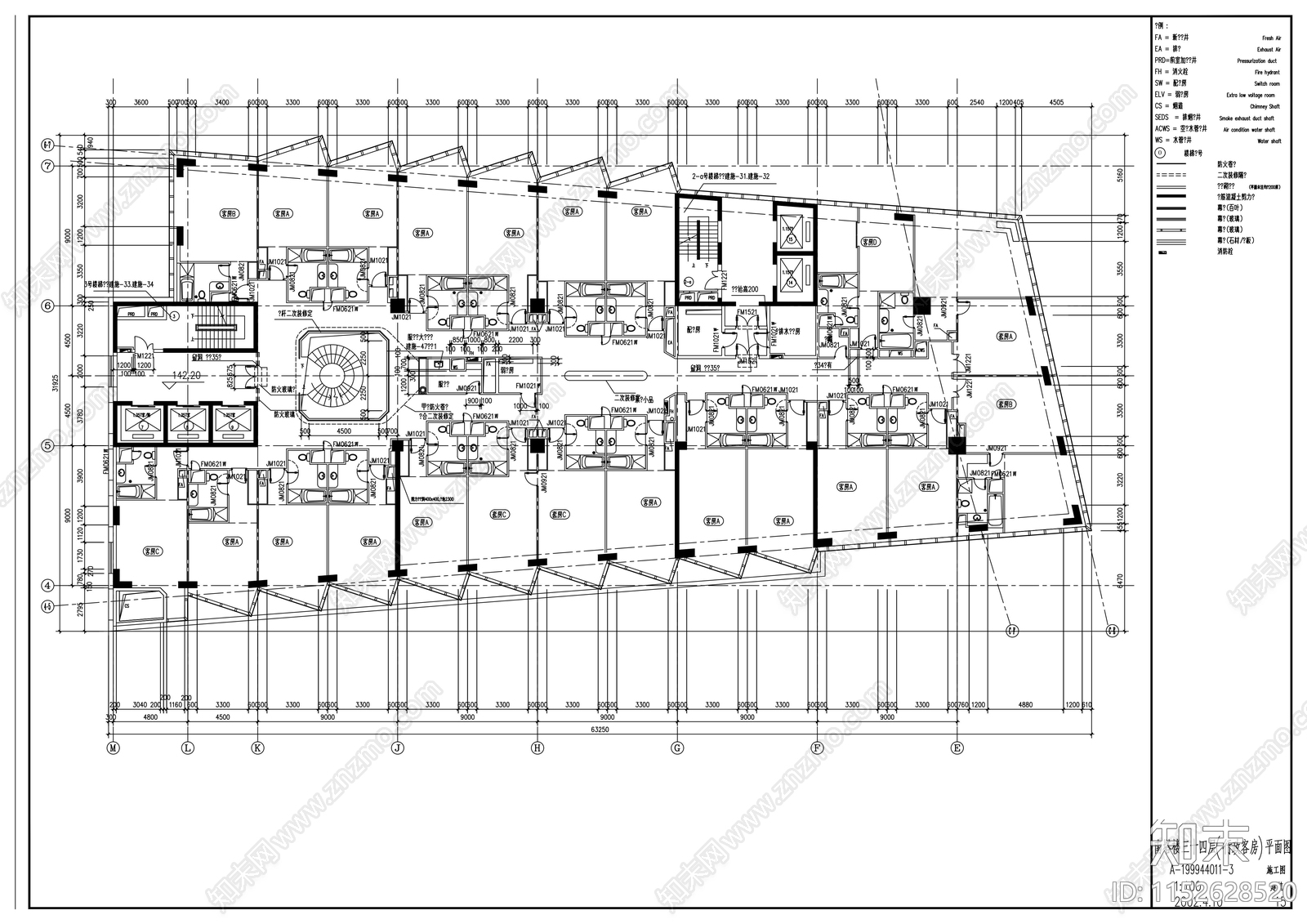 南京国际商城建筑cad施工图下载【ID:1152628520】