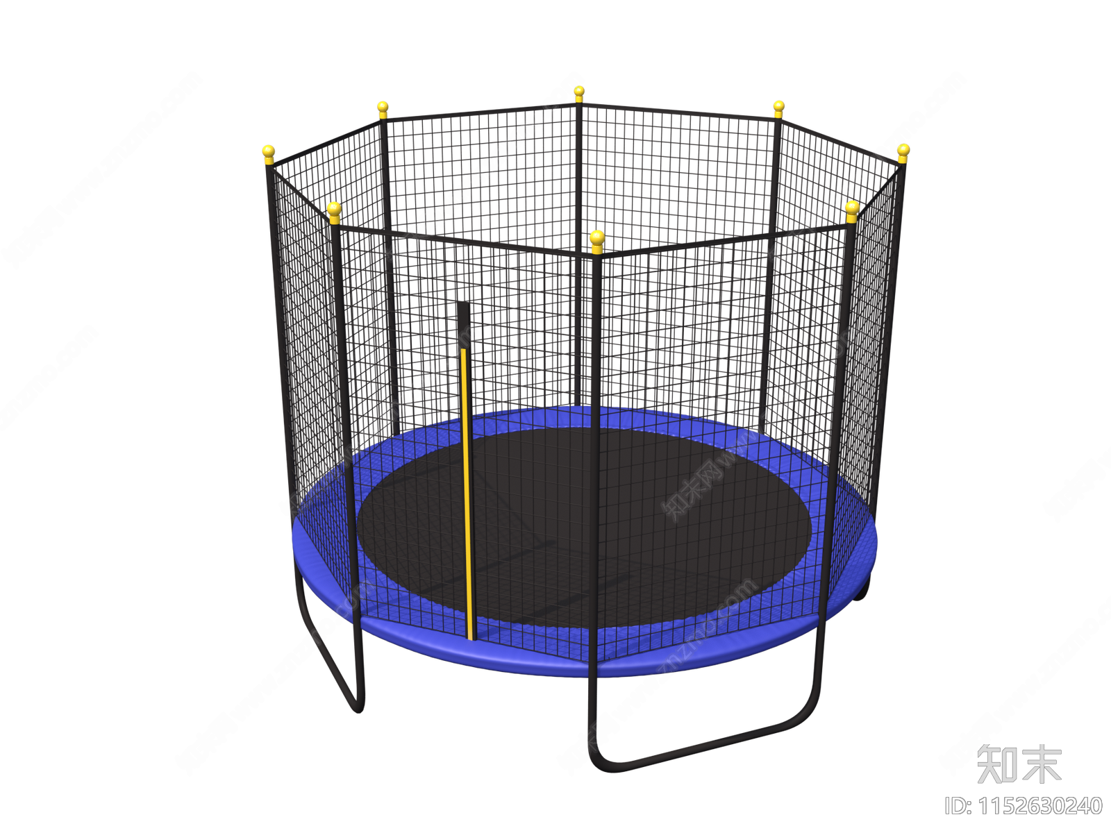 围网蹦床SU模型下载【ID:1152630240】