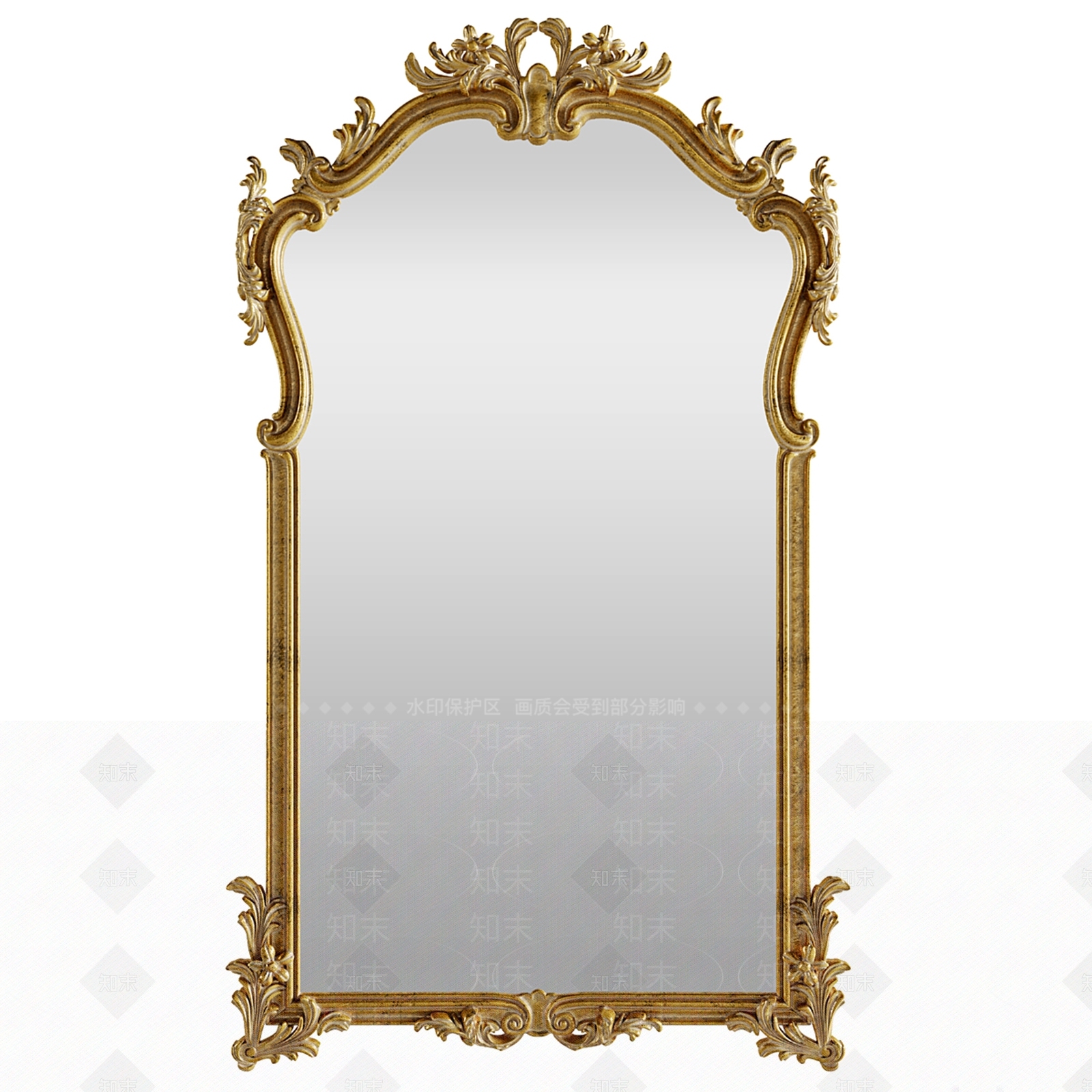 欧式装饰镜SU模型下载【ID:1152631951】
