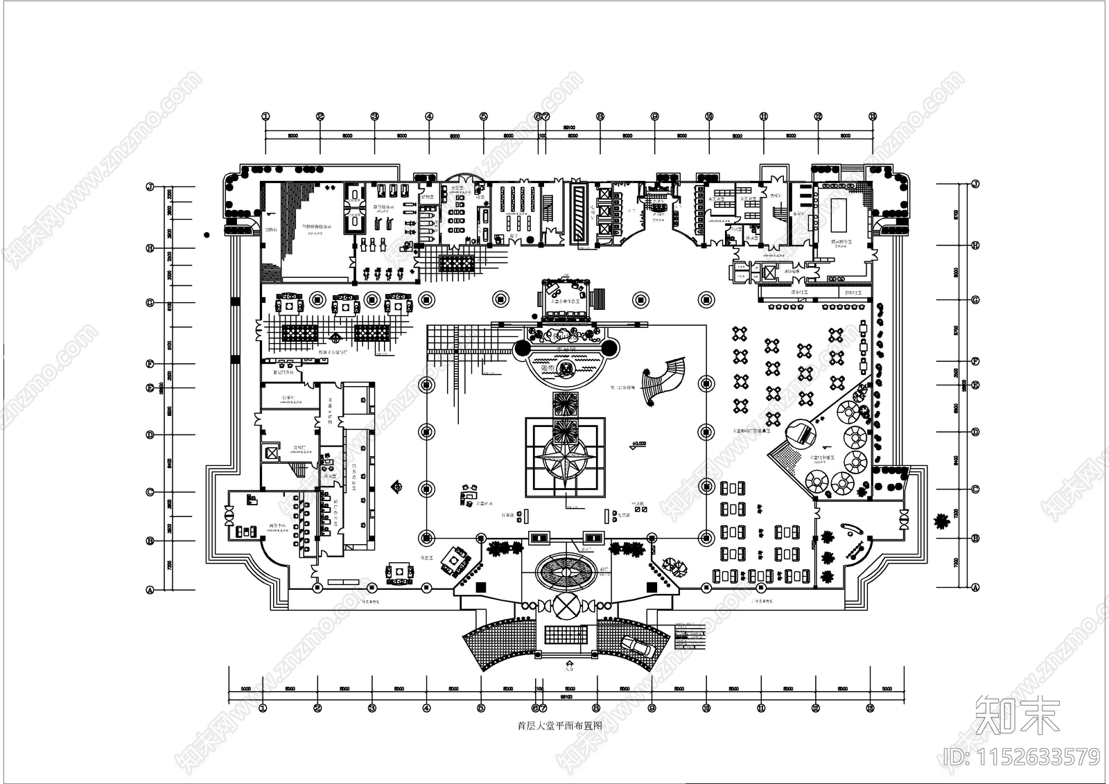 北京国际空间cad施工图下载【ID:1152633579】
