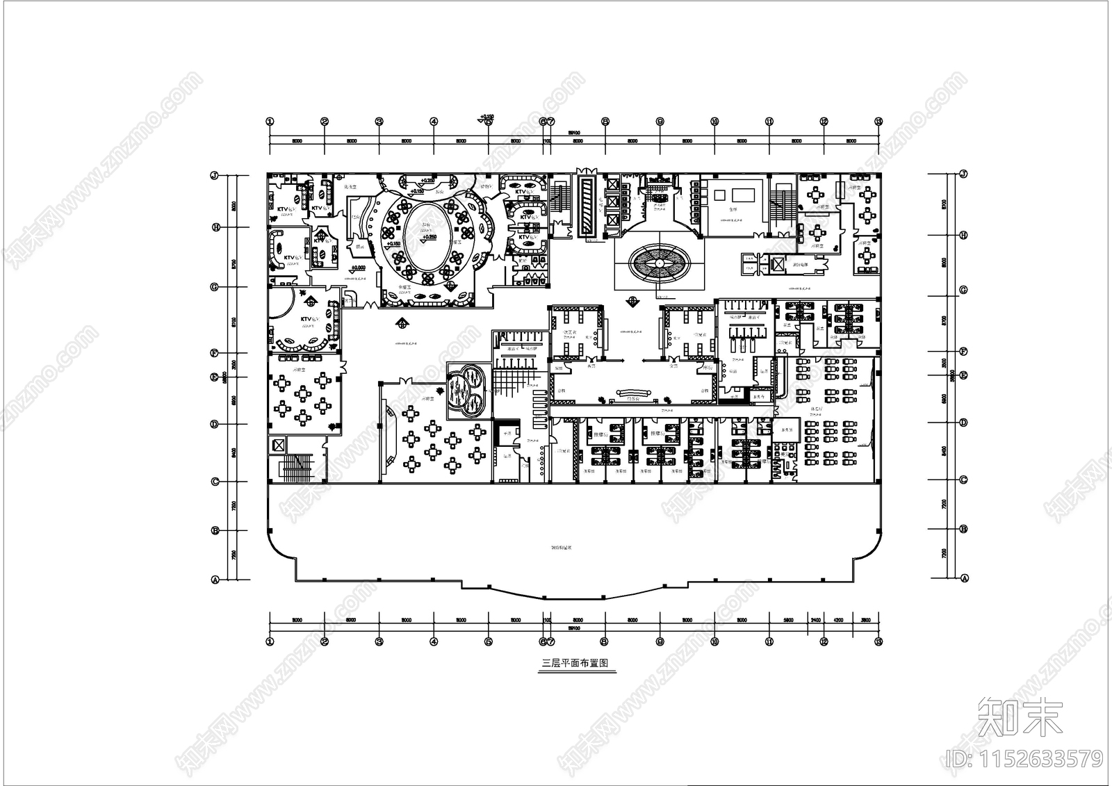 北京国际空间cad施工图下载【ID:1152633579】