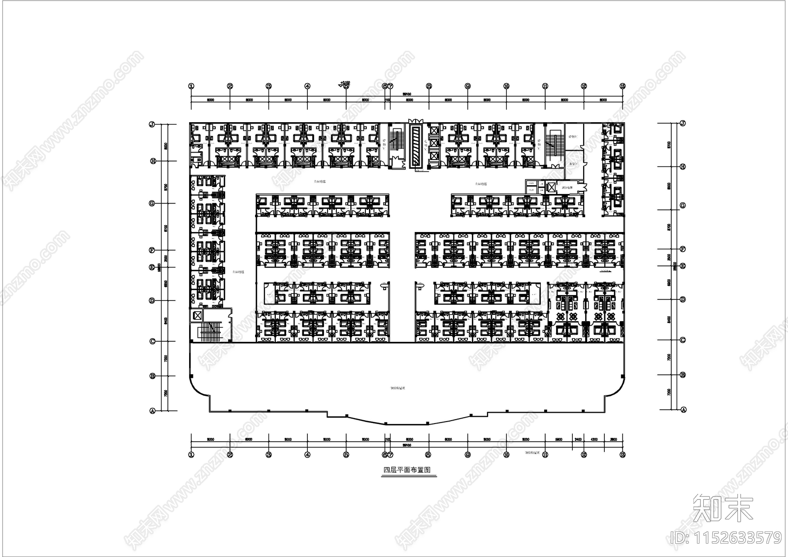 北京国际空间cad施工图下载【ID:1152633579】