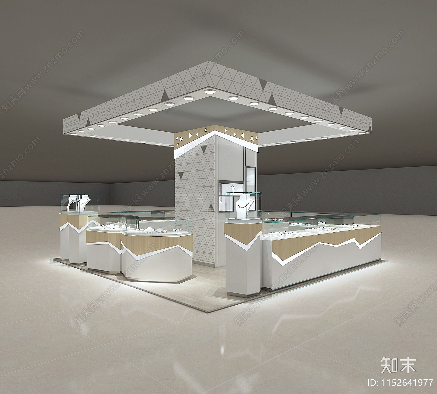 现代展示台3D模型下载【ID:1152641977】