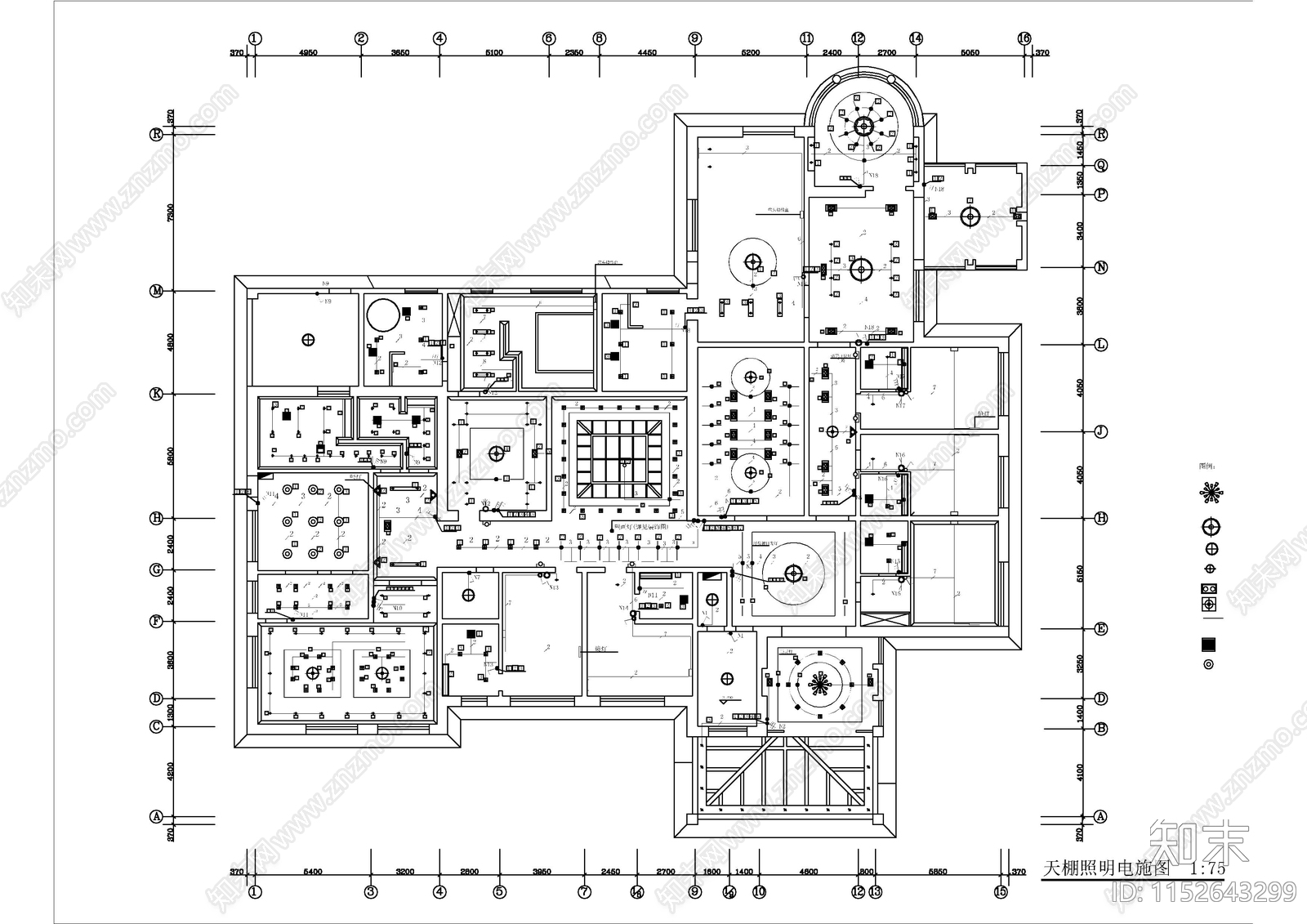 某星级酒店空间cad施工图下载【ID:1152643299】