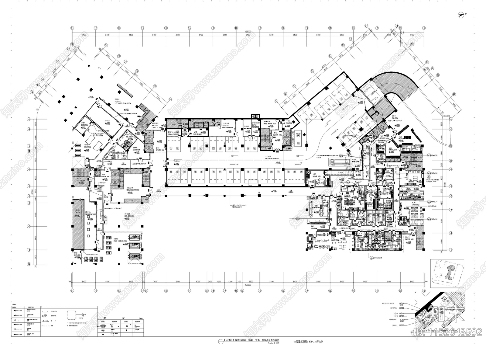 艾溪湖酒店空间cad施工图下载【ID:1152643592】