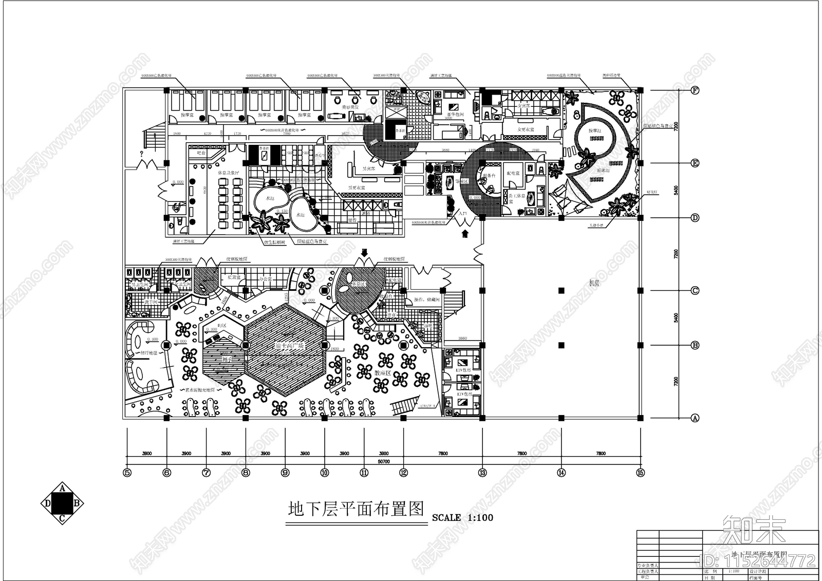 某星级酒店装修图cad施工图下载【ID:1152644772】