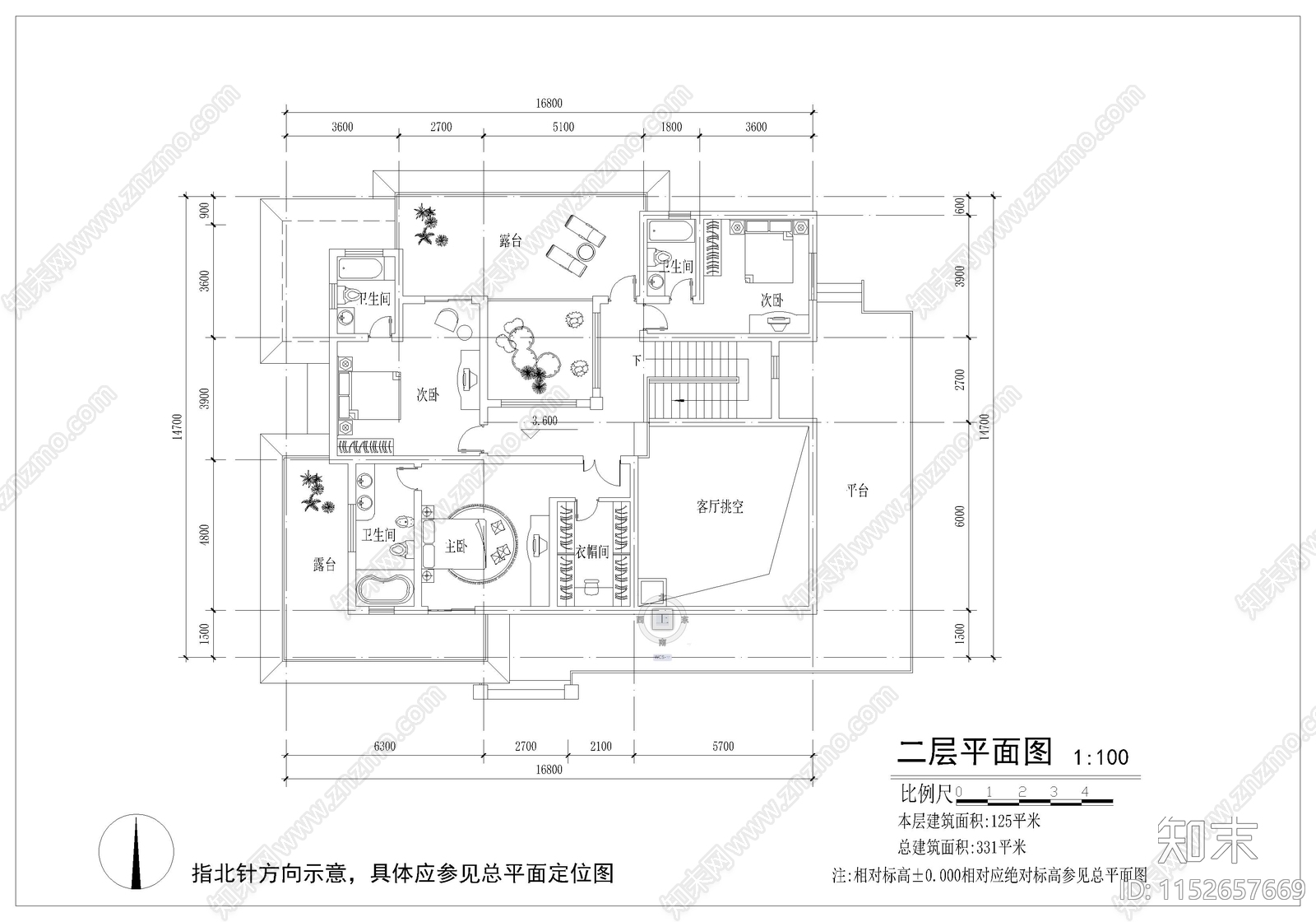 农村别墅cad施工图下载【ID:1152657669】