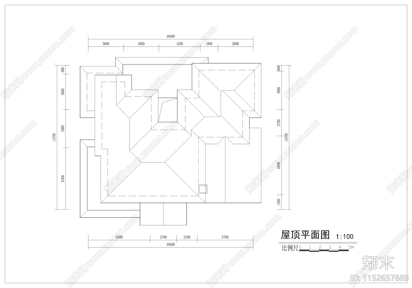 农村别墅cad施工图下载【ID:1152657669】