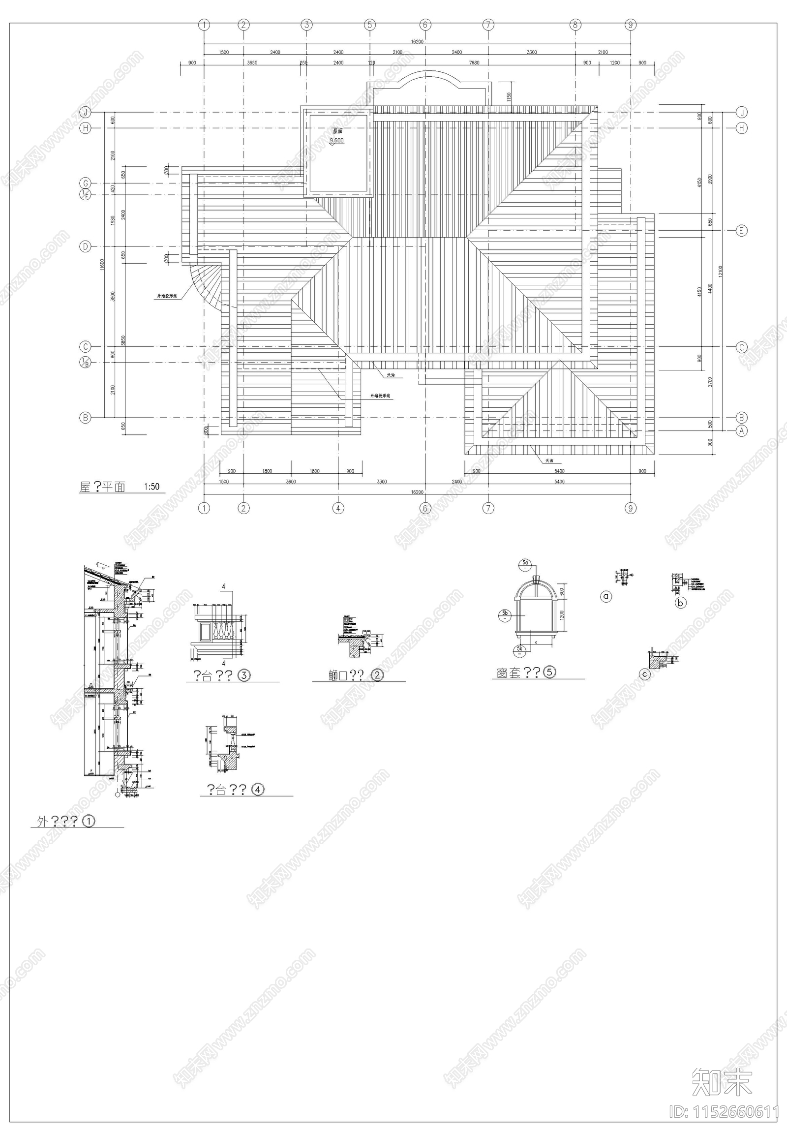 别墅cad施工图下载【ID:1152660611】