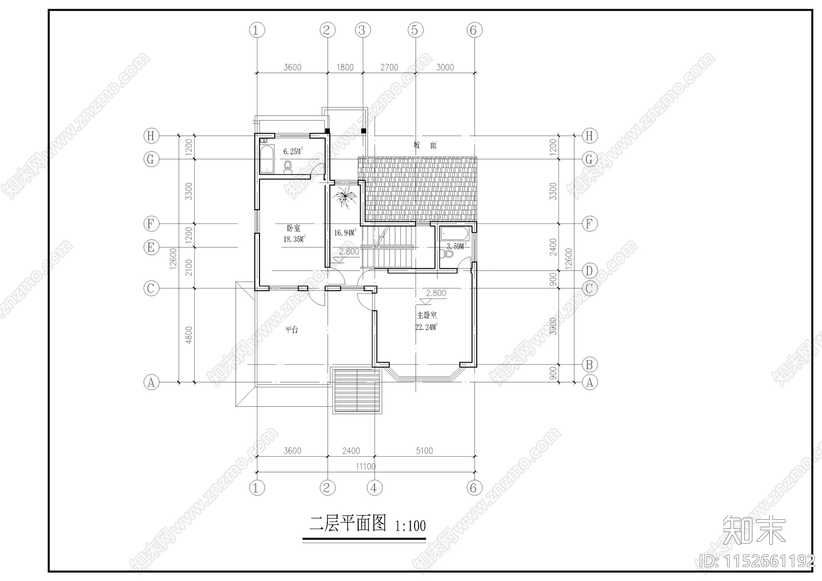 别墅cad施工图下载【ID:1152661192】