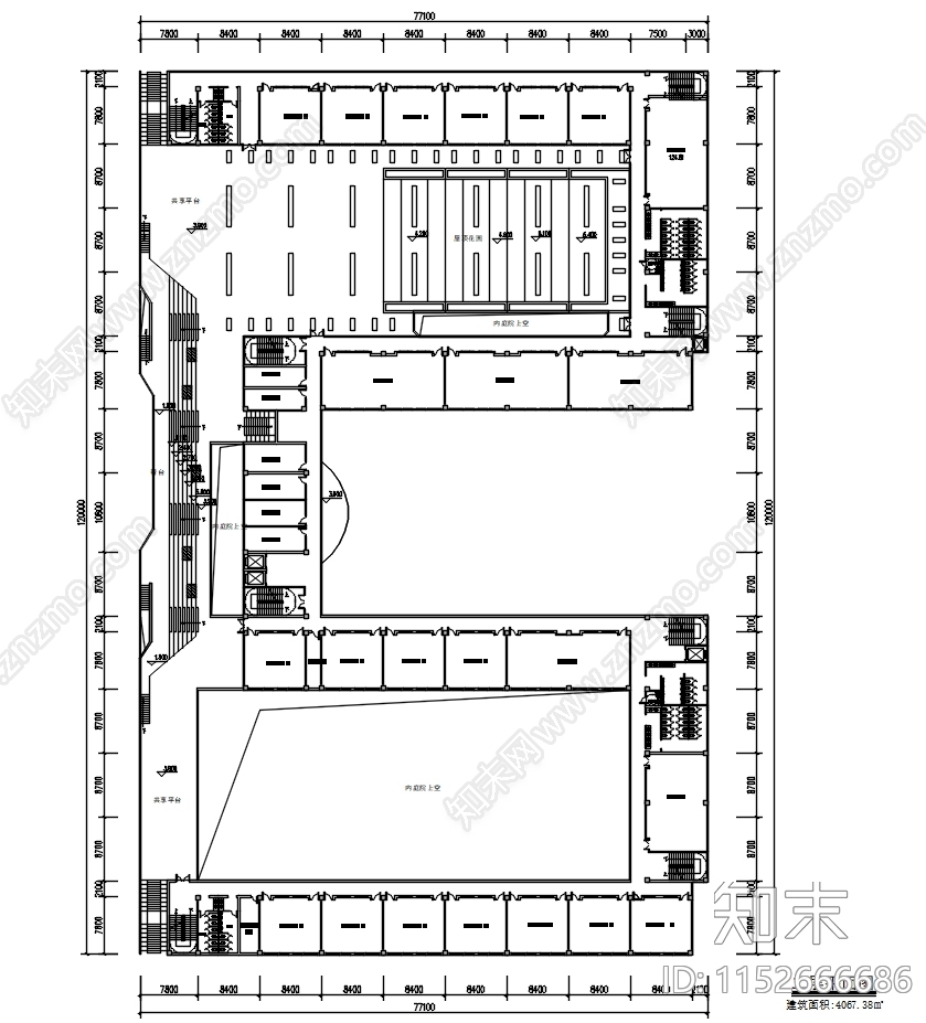 现代学校建筑施工图下载【ID:1152666686】