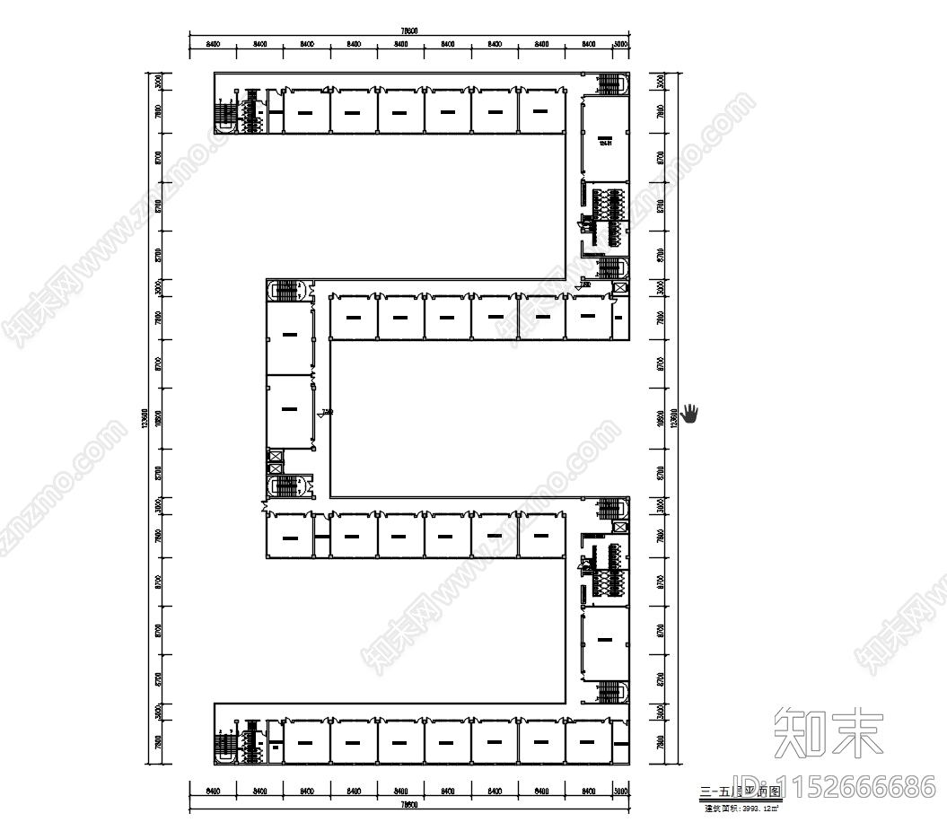 现代学校建筑施工图下载【ID:1152666686】