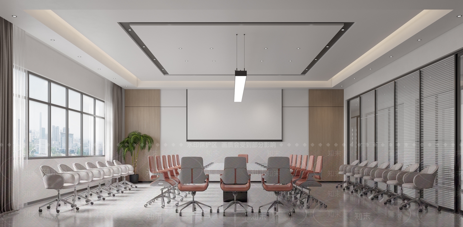 现代办公室3D模型下载【ID:1152666767】