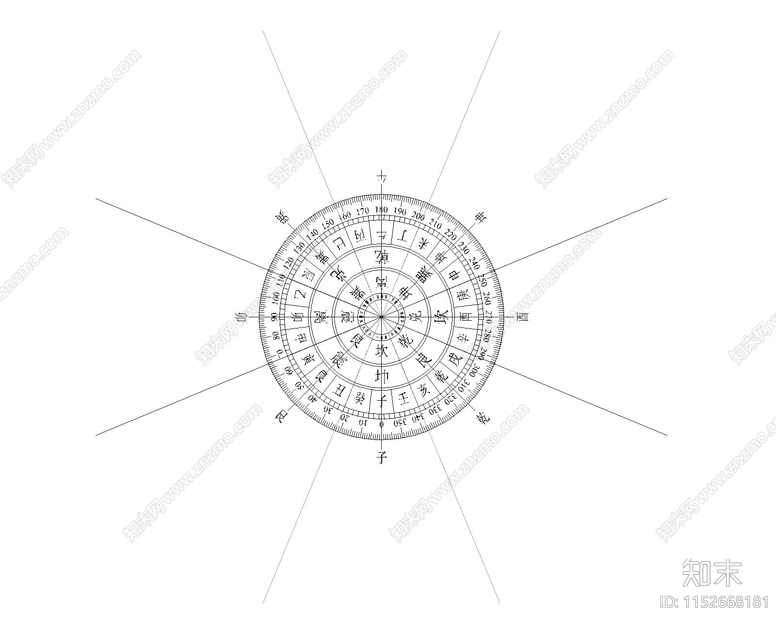 五行天干地支河图洛书基础资料汇总cad施工图下载【ID:1152668181】
