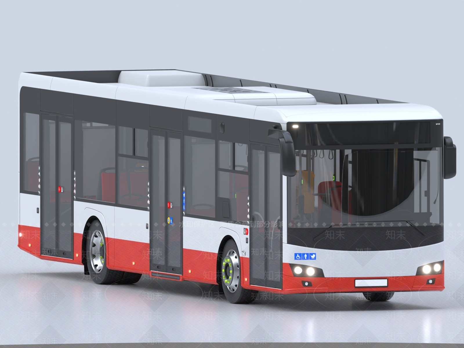 汽车3D模型渲染效果图