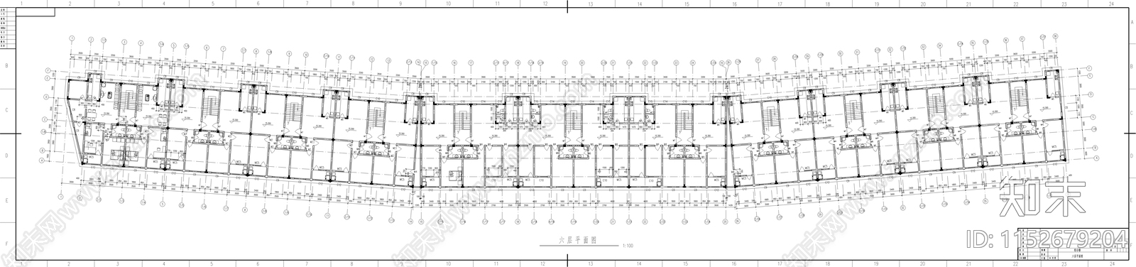 异型柱框架结构综合楼建筑施工图下载【ID:1152679204】