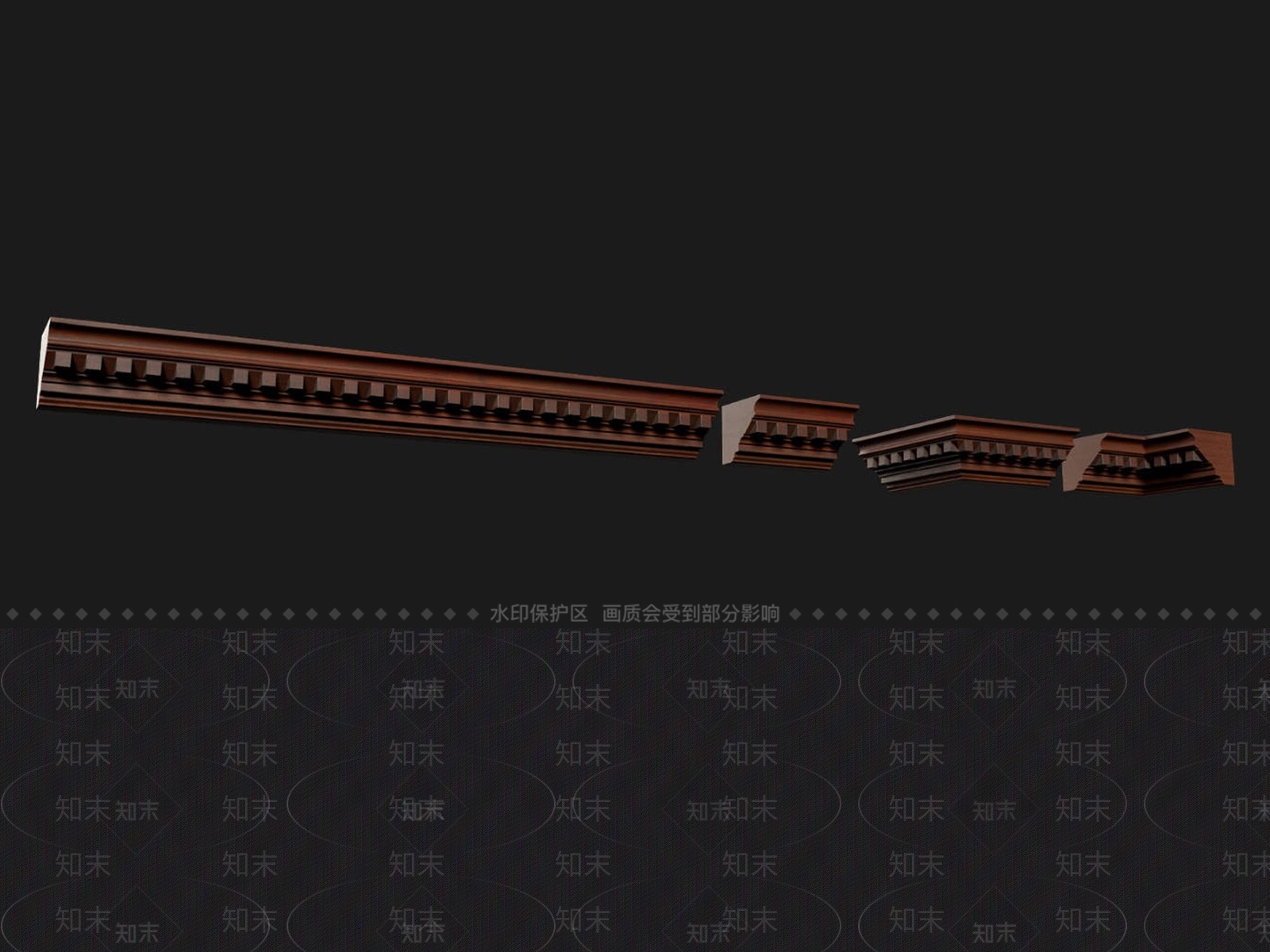 美式角线3D模型下载【ID:1152689632】