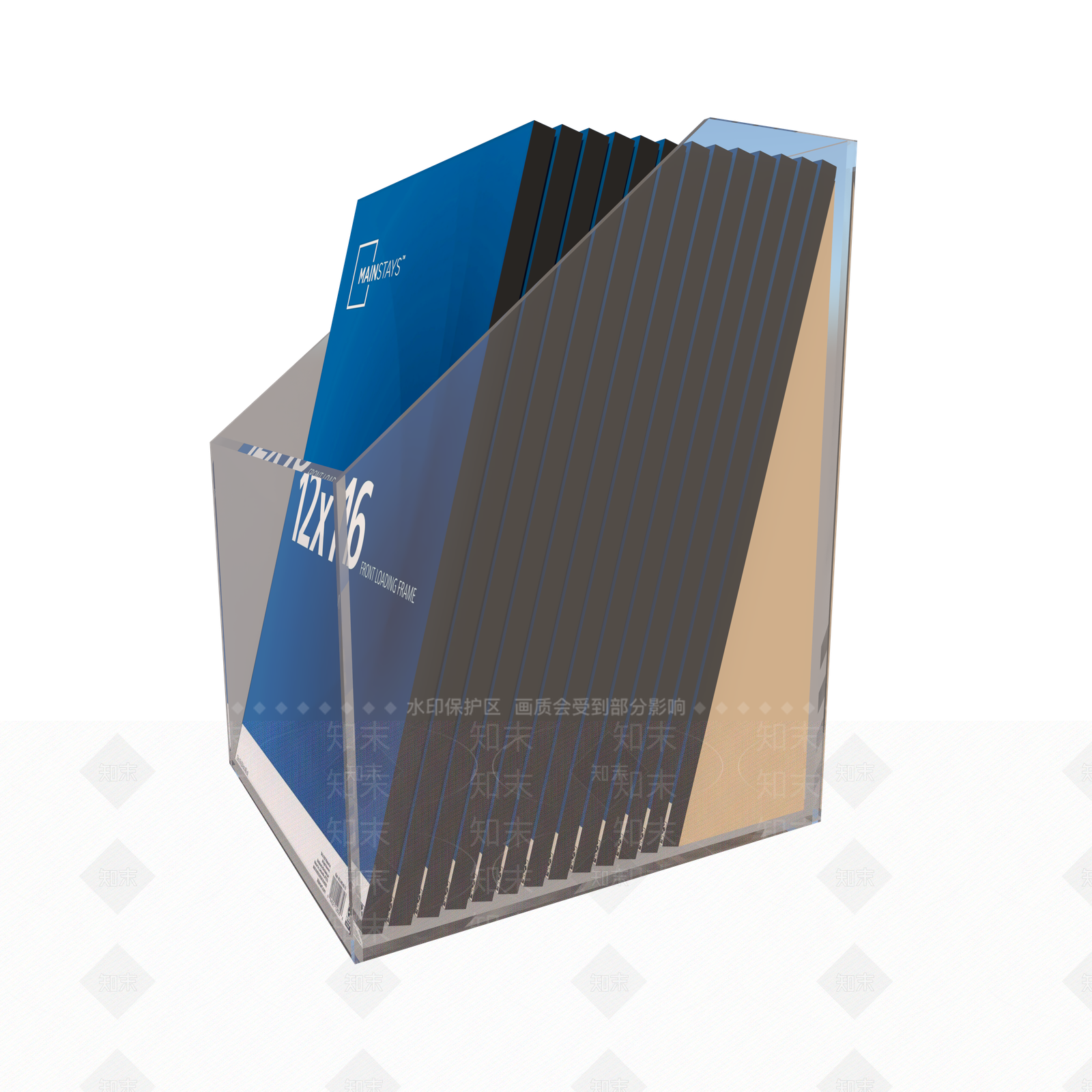 亚克力文具盒子SU模型下载【ID:1152693411】